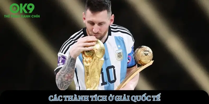Các thành tích ở giải quốc tế