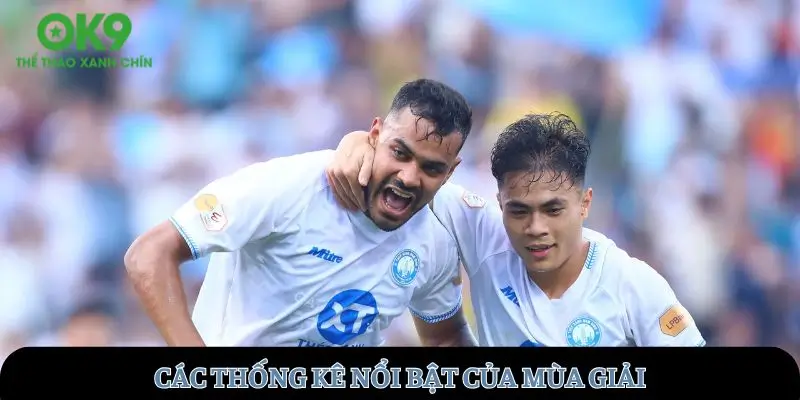 Các thống kê nổi bật của mùa giải