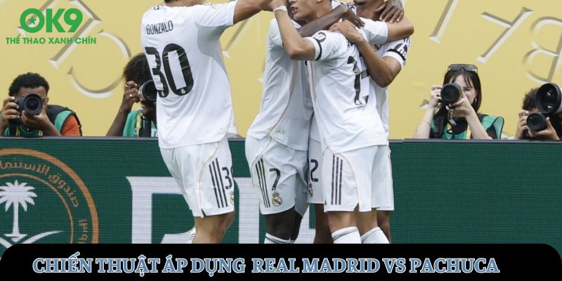 Chiến thuật áp dụng hai đội Real Madrid vs Pachuca